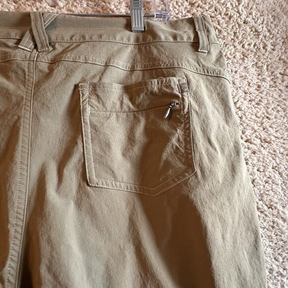 Marmot Pants Women’s Sz 12 XL Tan Rollup Convertible Lightweight Outdoor Hiking - Picture 13 of 16